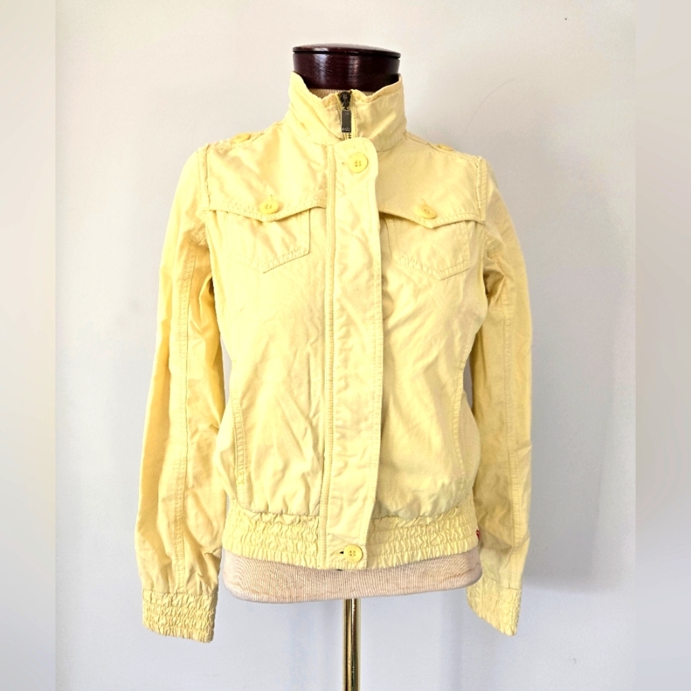 EDC BY ESPRIT Pale Yellow Women's Jacket.Size 3